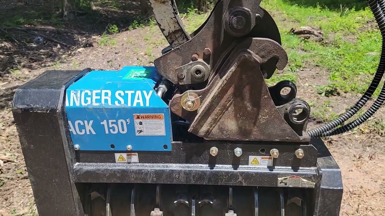 First 5 hrs of use with raytree forestry mulcher