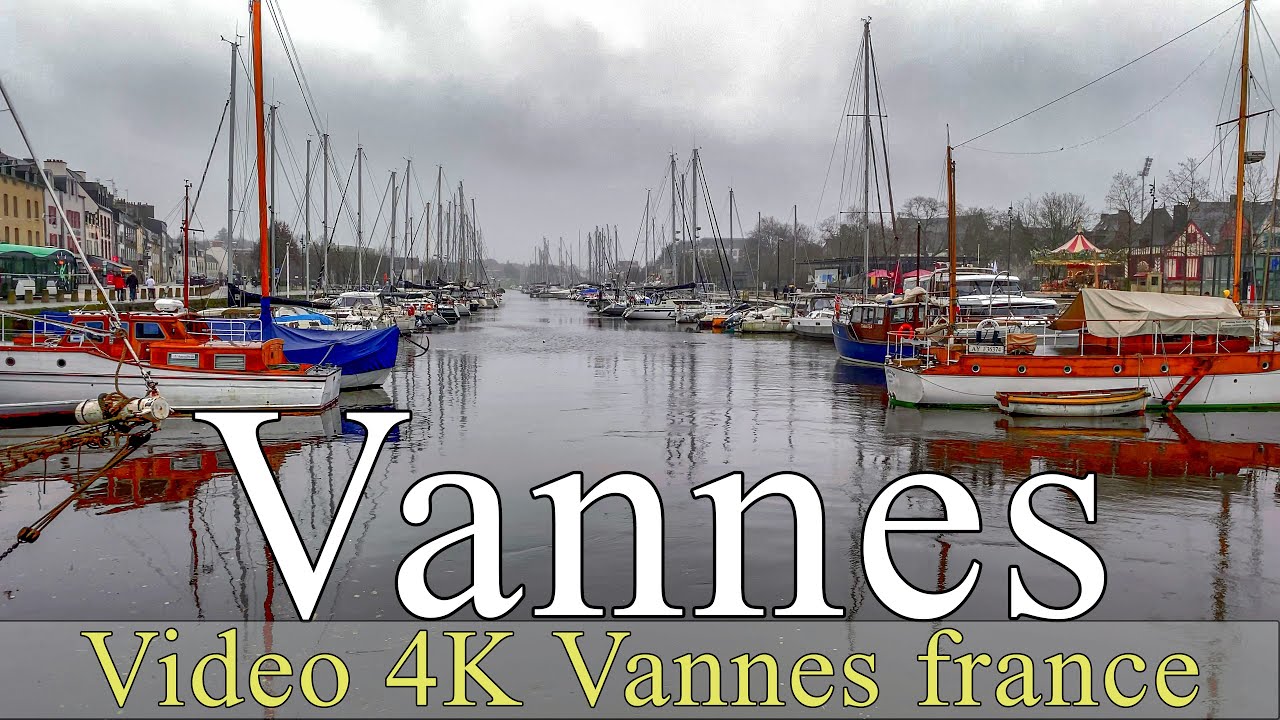 Vannes | Bretagne | France | 4K | walking | City of Vannes | Virtual tours