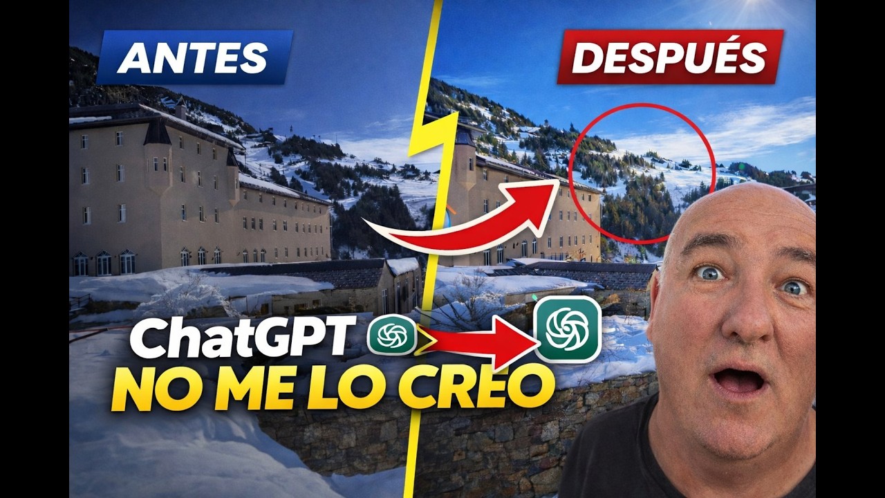 ChatGPT editó mi foto… y NO esperaba este resultado 🤯