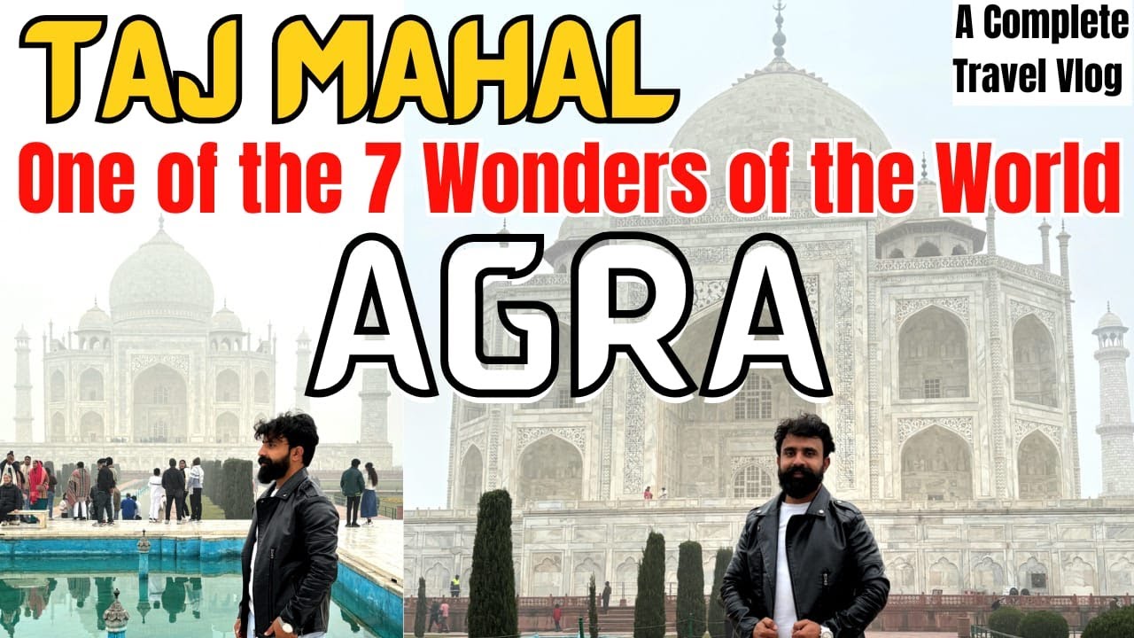New Year at ताजमहल, वाह ताज !Trip DAY 3 at One of the 7 Wonders of the World🌍 AGRA Vlog #dailyvlog