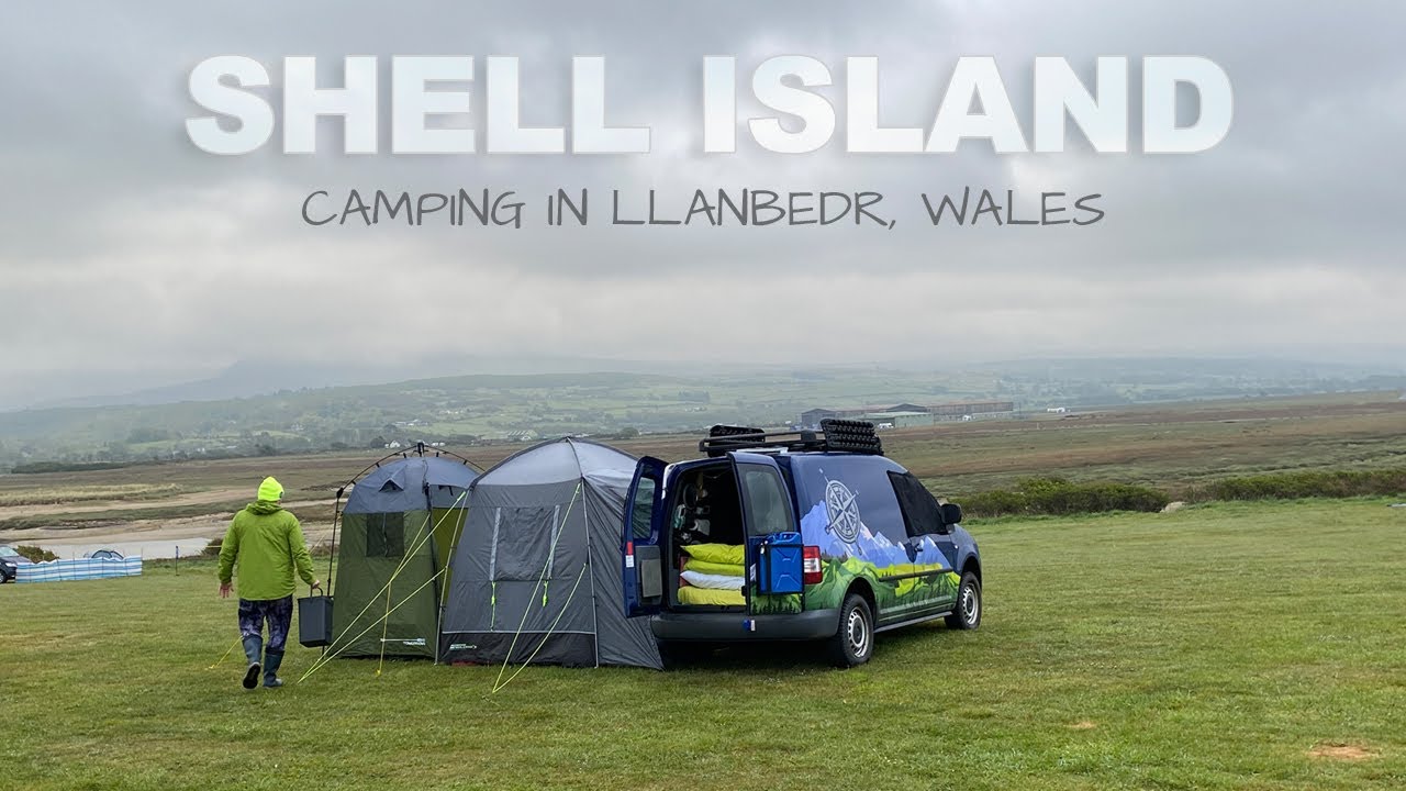 Van Camping at Shell Island, Wales