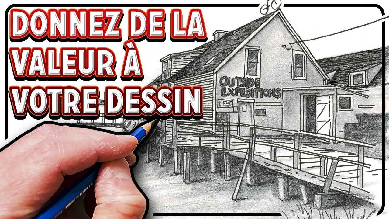 DONNEZ DE LA VALEUR &Agrave; VOTRE DESSIN (Art Classe - Peindre avec Lo)