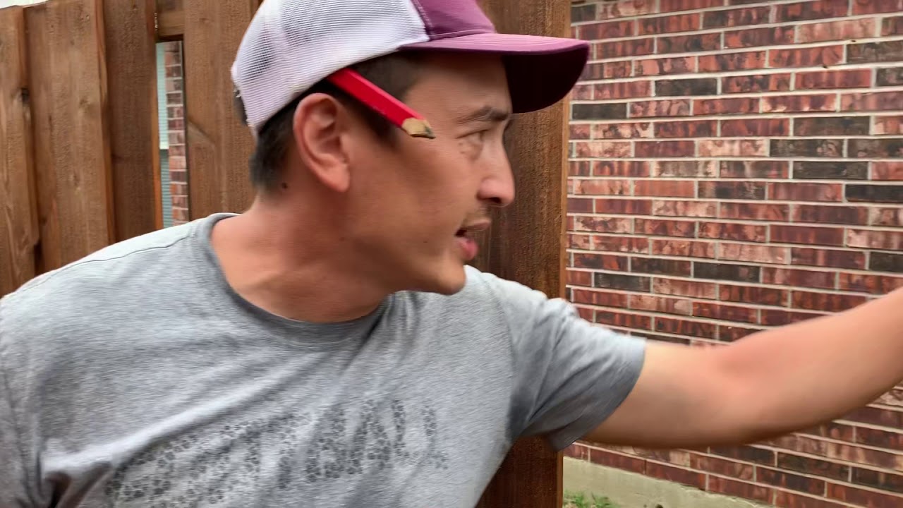 How to install a board on board cedar fence