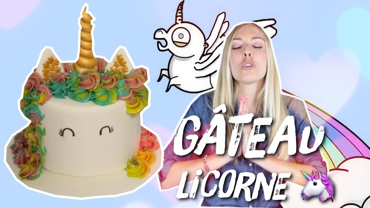 RECETTE GATEAU LICORNE SPECIAL NATOO  | UNICORN CAKE DESIGN
