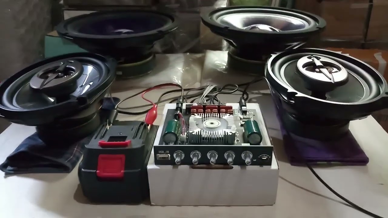 ZK-HT21 TDA7498E Bass Test
