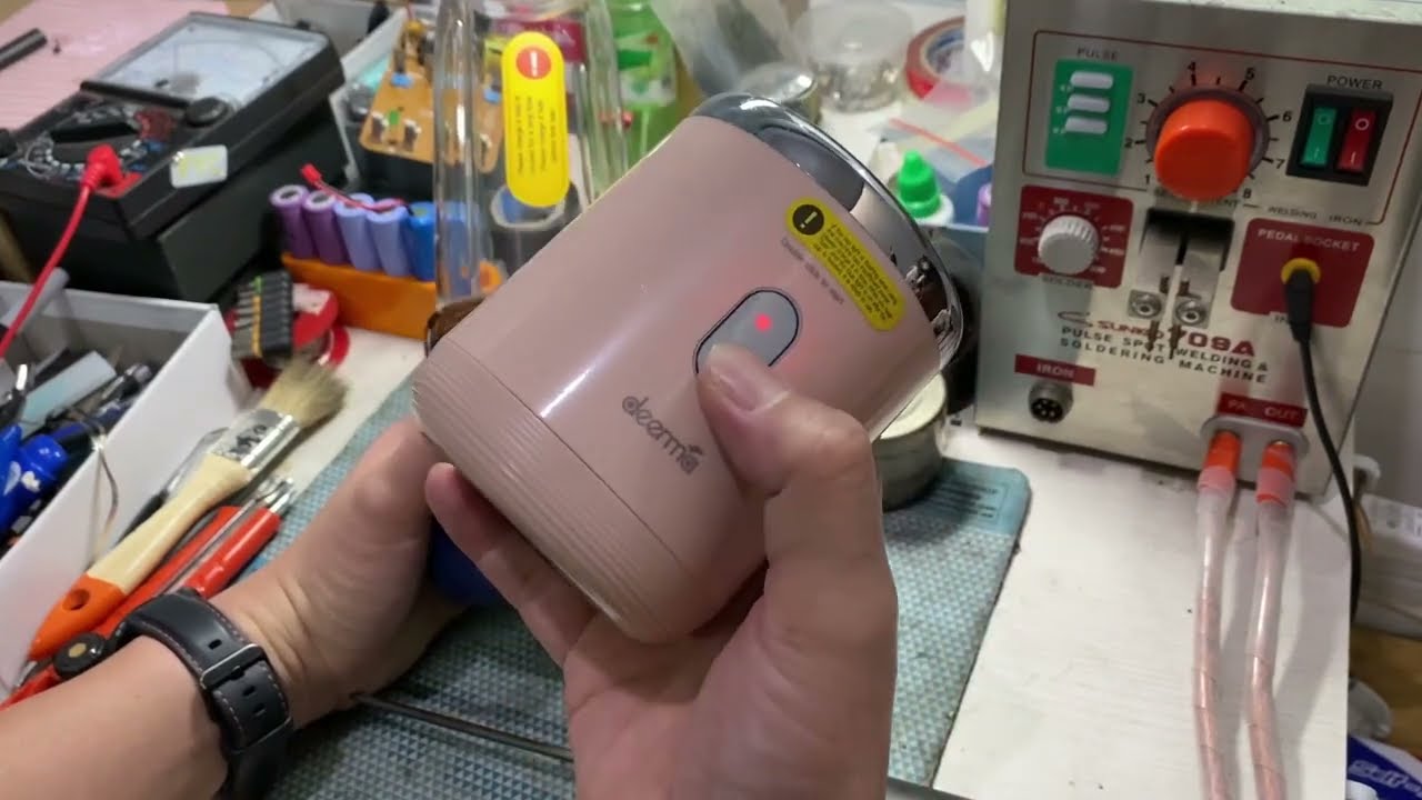 Mengganti Battrey Deerma Blender NU06/NU05 2in1 Blender Mati Total Dan Drop#DeermaBlender