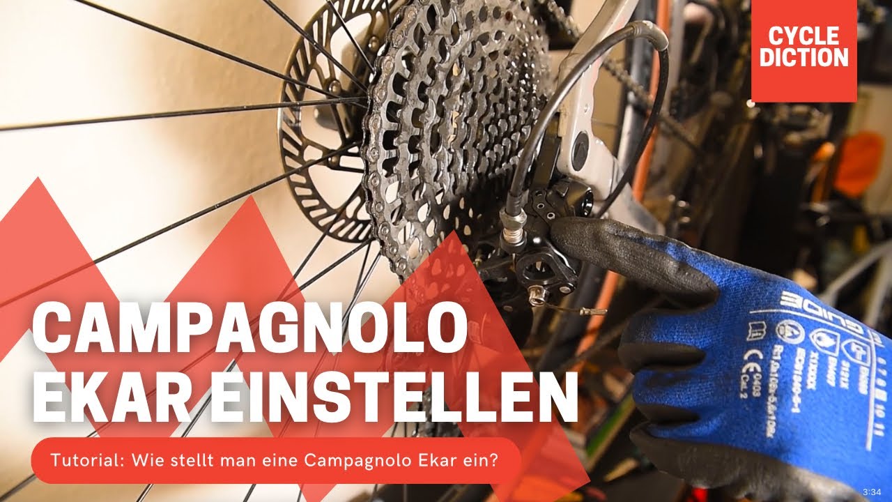 Einstellung der Campagnolo Ekar | Schaltwerk richtig einstellen