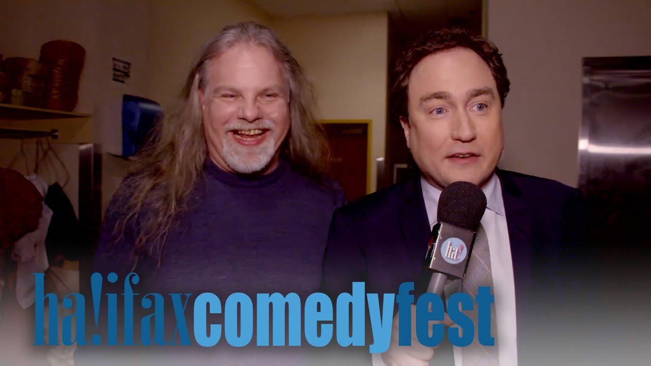 Halifax Comedy Festival: Mark Critch backstage with Tim Nutt