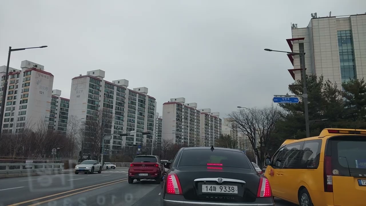 분당 야탑 4K 주행 영상