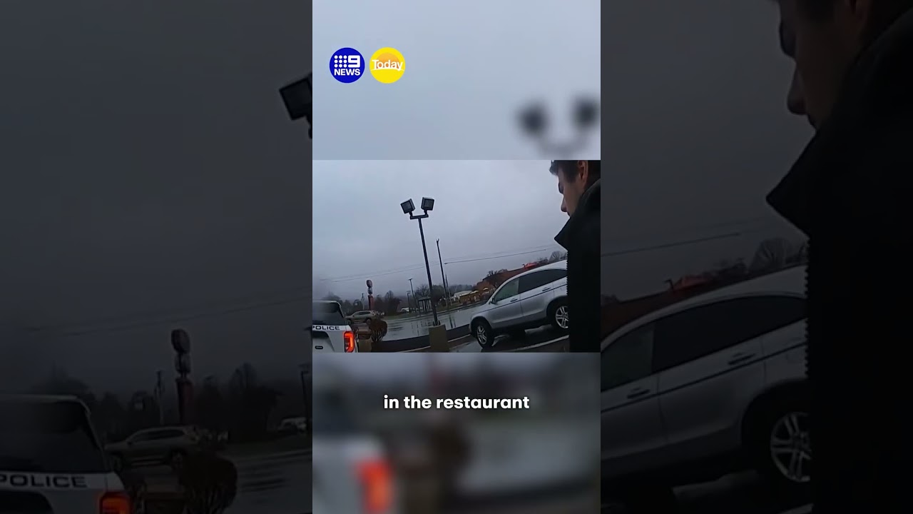 Police bodycam footage captures moments after officers arrested Luigi Mangione | 9 News Australia