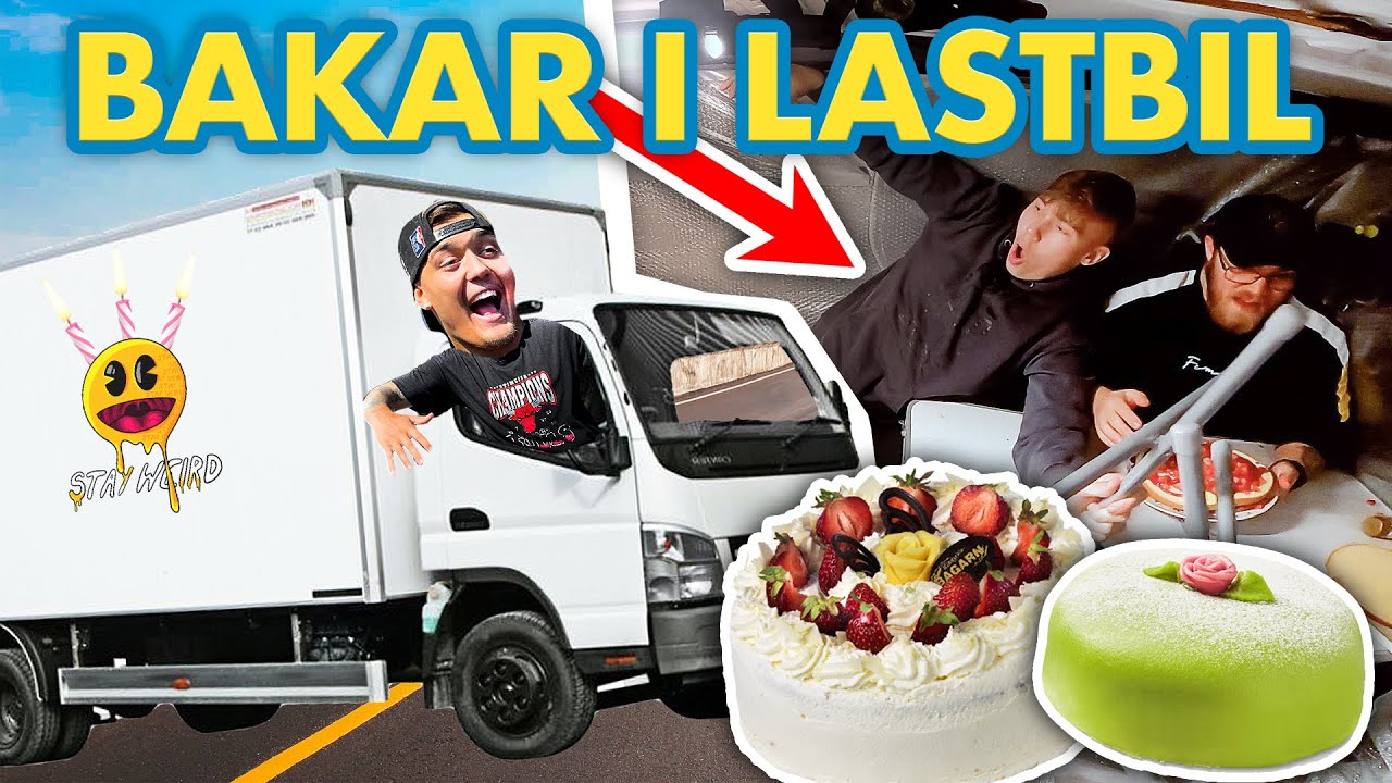 BAKAR T&Aring;RTA I EN K&Ouml;RANDE LASTBIL! *KAOS*