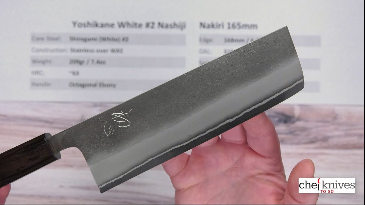 Yoshikane White #2 Nashiji Nakiri 165mm Quick Look