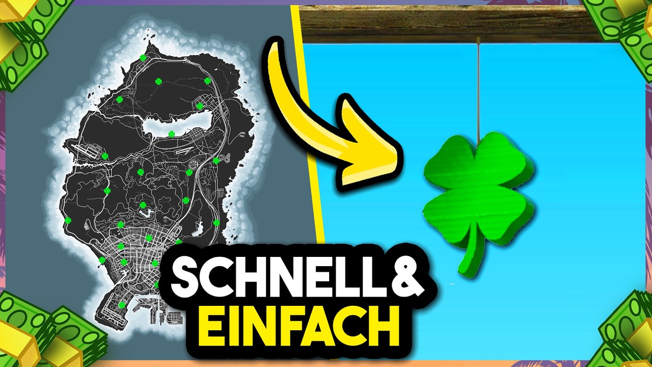 🍀 Neue Kleeblatt Schatzsuche in GTA 5 Online | Alle Locations mit Gameplay