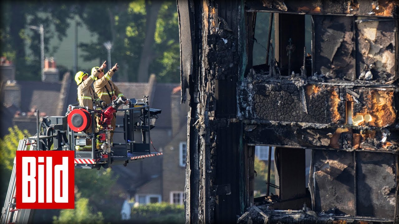 Hochhaus-Brand in London - Neue Aufnahmen zeigen den Horror der Nacht