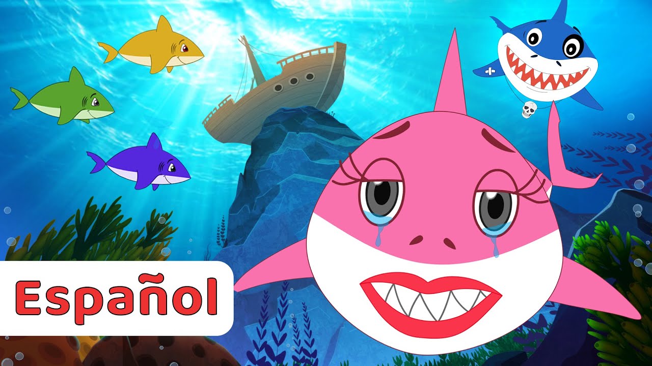 Cinco Bebe Tiburones + Carros Canciones Infantiles | Fun For Kids TV Español