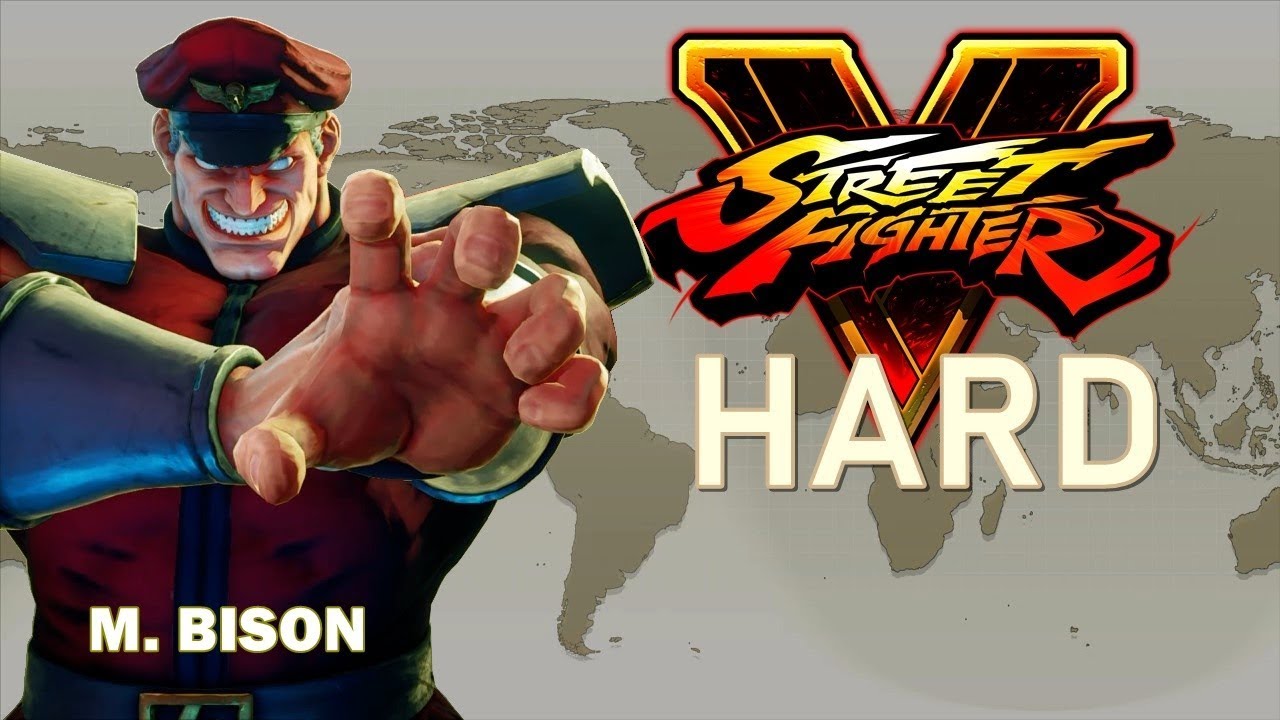 Street Fighter V - M. Bison Arcade Mode (HARD)