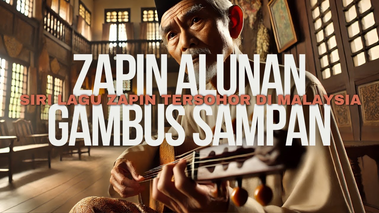 ZAPIN ALUNAN GAMBUS SAMPAN V.2 [MUZIK+VOKAL] | SIRI LAGU ZAPIN TERSOHOR DI MALAYSIA