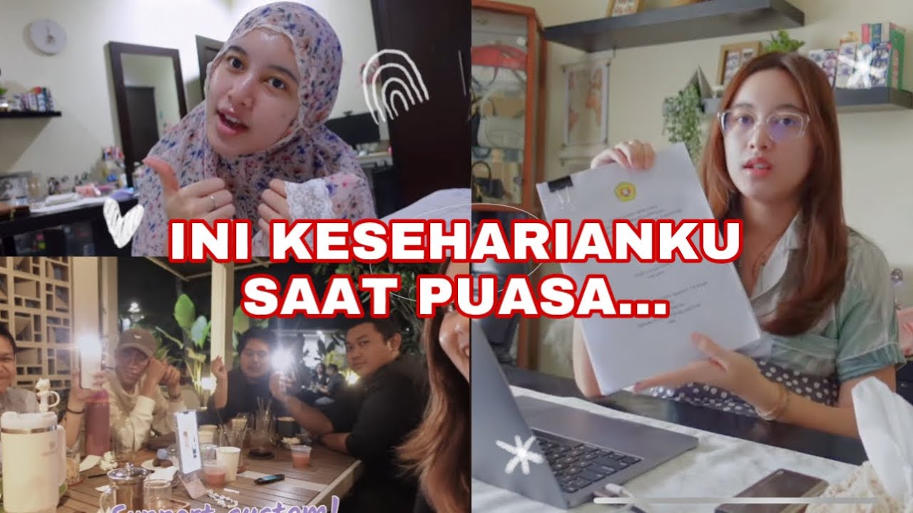 A DAY IN MY LIFE! PUASA HARI INI CAPEK... | Aurelliaurel