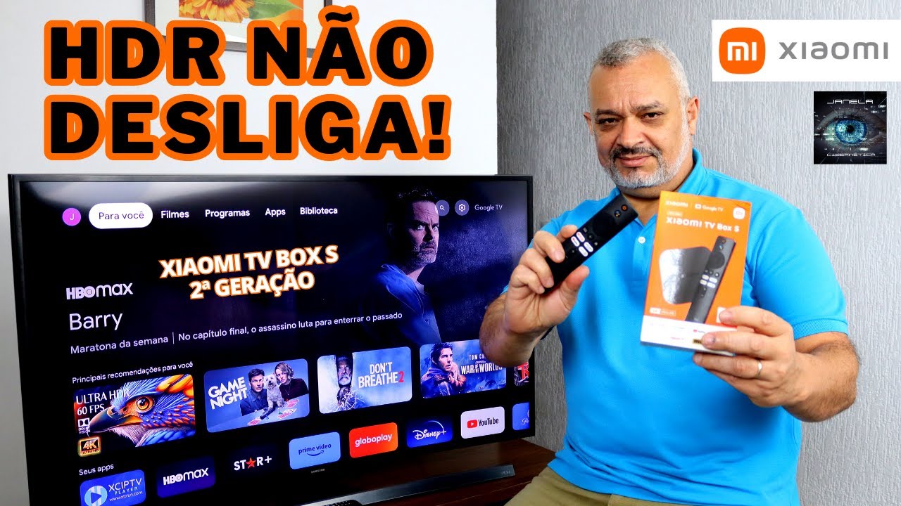 Xiaomi TV Box S 2nd Generation HDR não Desliga e desregula a imagem!