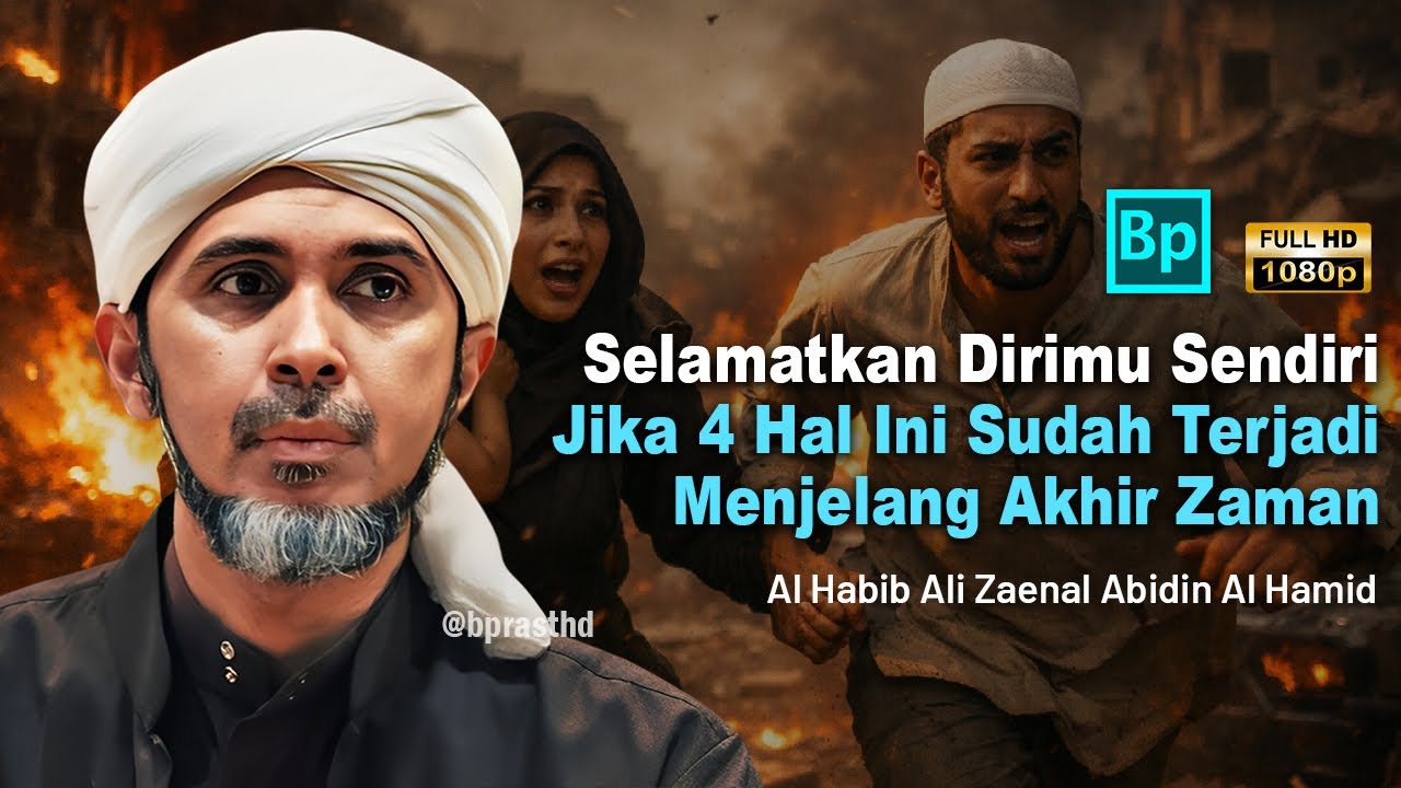 4 Tanda Pasti Muncul Sebelum Kiamat, Selamatkan Dirimu Sendiri | Al Habib Ali Zaenal Abidin Al Hamid