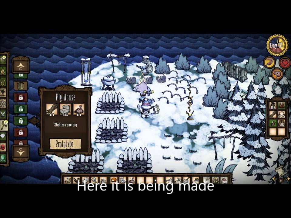 How to make a pig house in Don't Starve