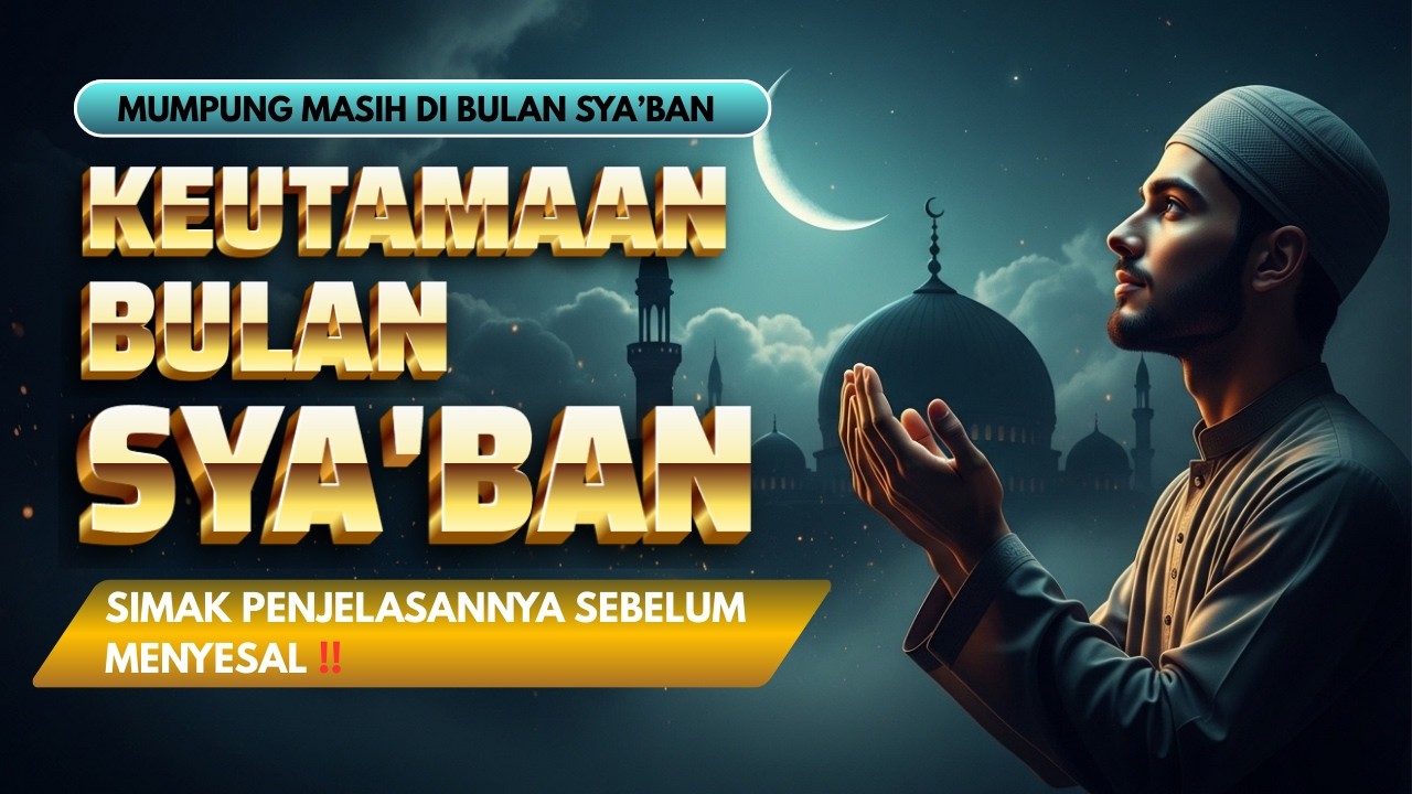 Inilah Keutamaan Bulan Sya’ban yang sering di sepelekan | Simak penjelasannya sebelum menyesal !!