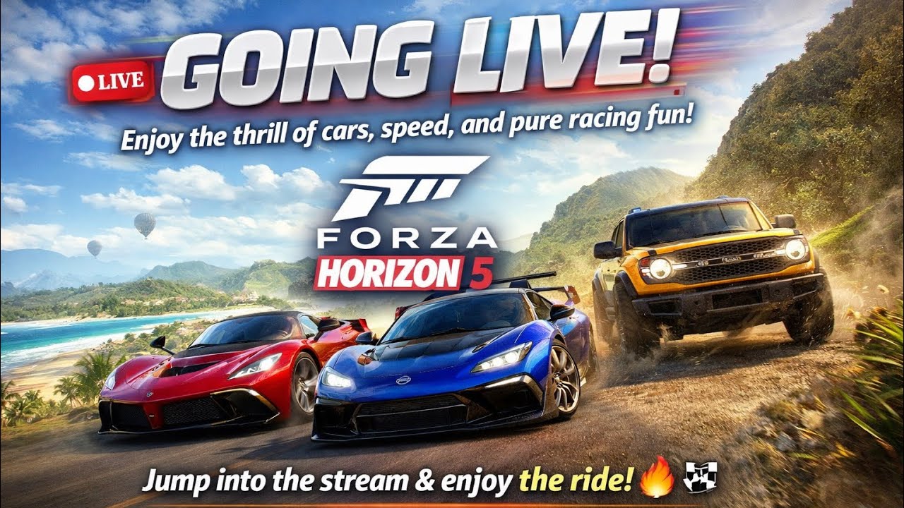 Enjoy the thrill of cars, speed,and pure racing fun. Let’s hit the roads together in Forza Horizon 5