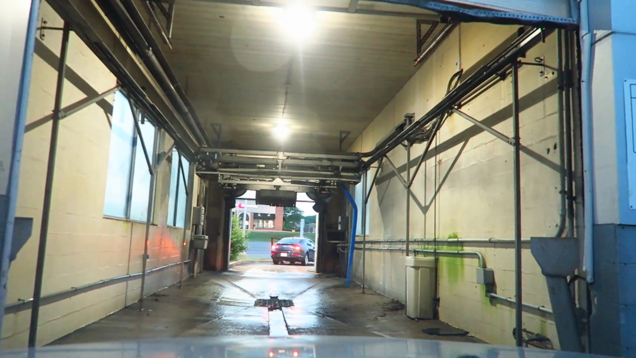 Brushless Car Wash - Dash Cam View - Inside & Outside