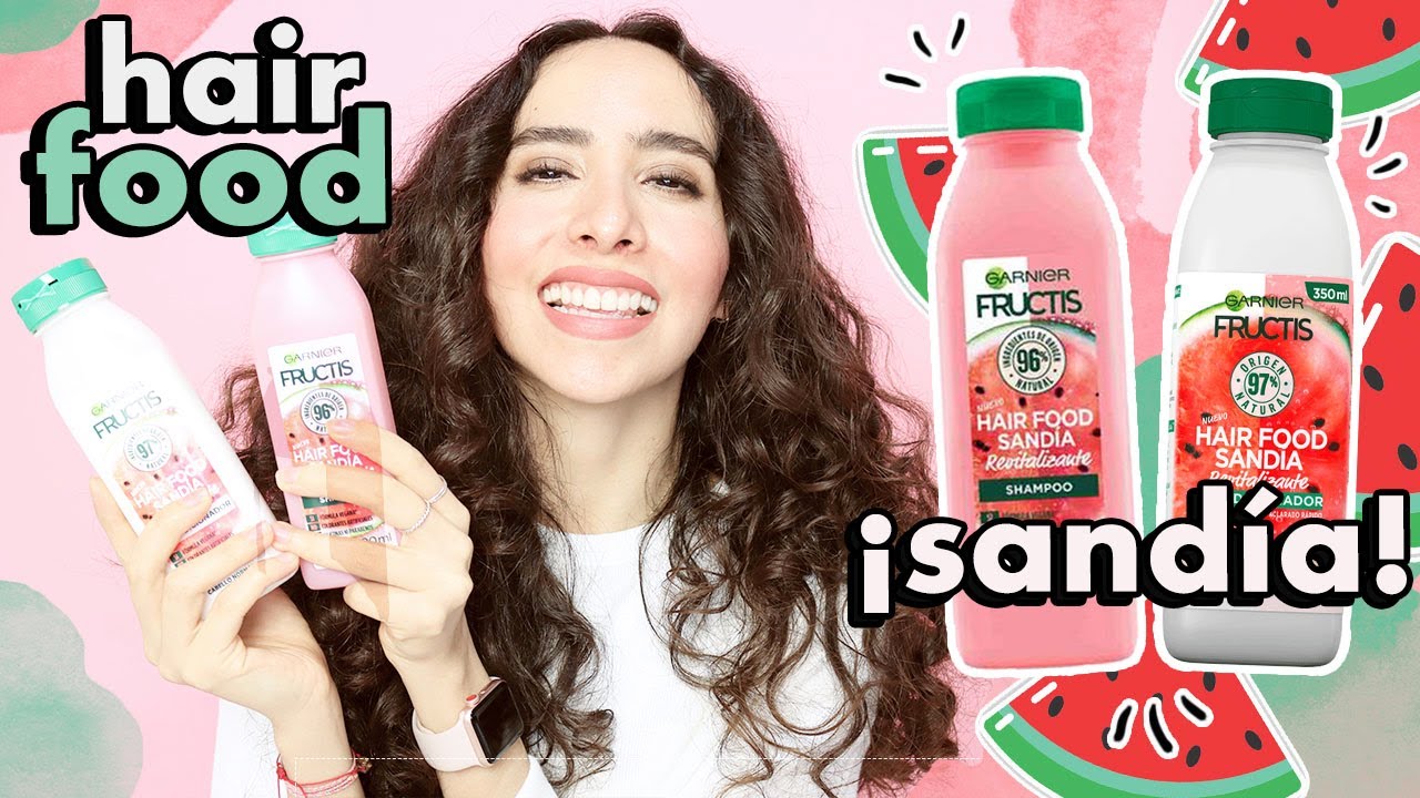 RESEÑA GARNIER HAIR FOOD SANDÍA 🍉 attalia dasbel