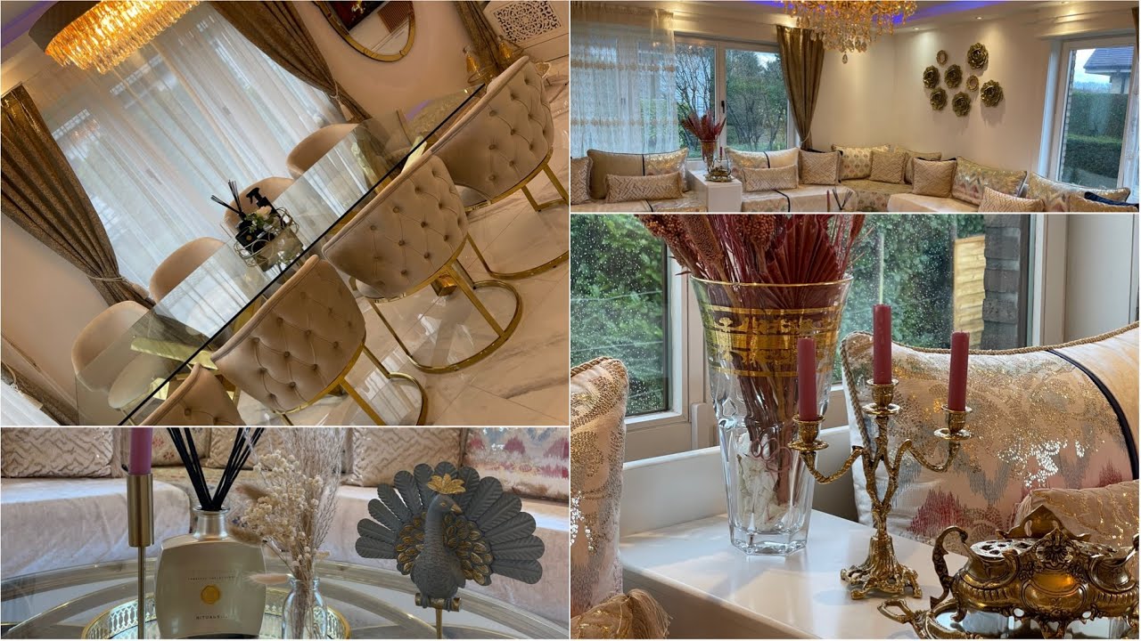 Home tour/ salle à manger/Deco salon / قهوة معطرة ديال زمان/بدلت الكراسا