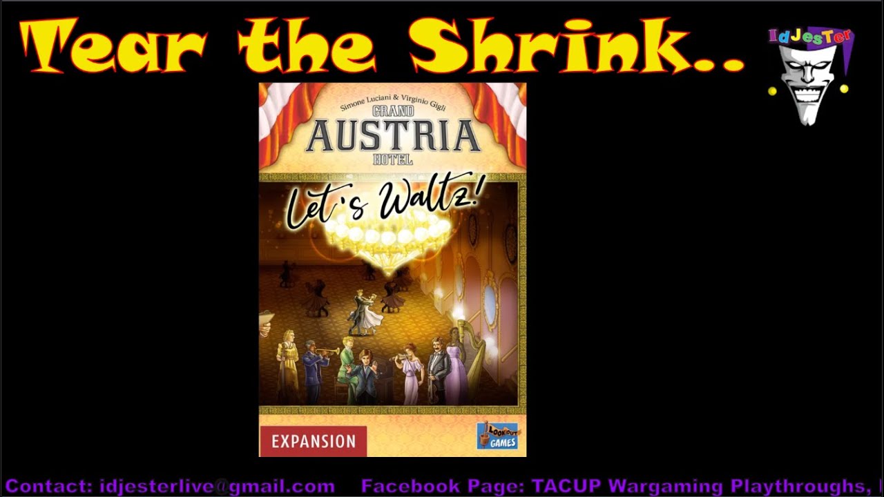Tear the Shrink Grand Austria Hotel Let's Waltz by Simone Luciani and Virginio Gigli