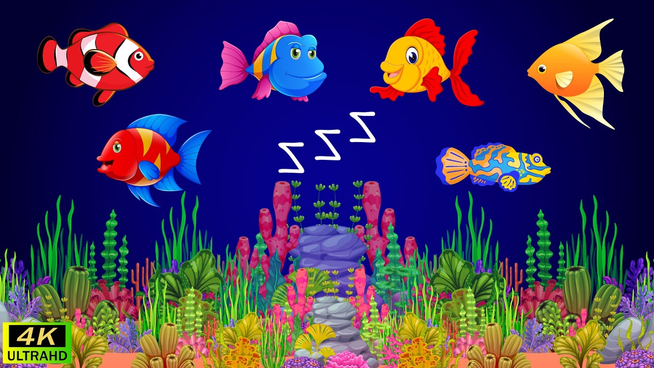 Bedtime Lullaby for Babies, Kids & Parents 😍 Animation🐟Baby Ocean Dreams