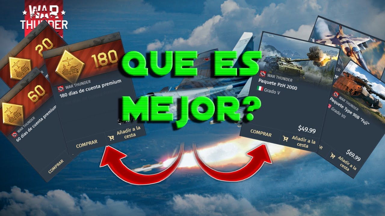 ¿CUENTA PREMIUM o VEHÍCULO PREMIUM? ¿Cuál VALE MÁS la pena en War Thunder? 🔥💰