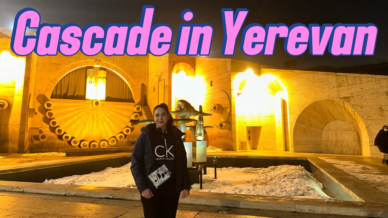 Cascade most beautiful place in Yerevan