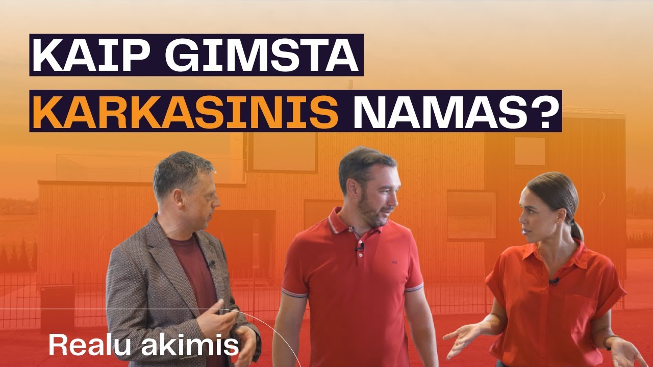 Karkasinių namų gamyba iš arti!