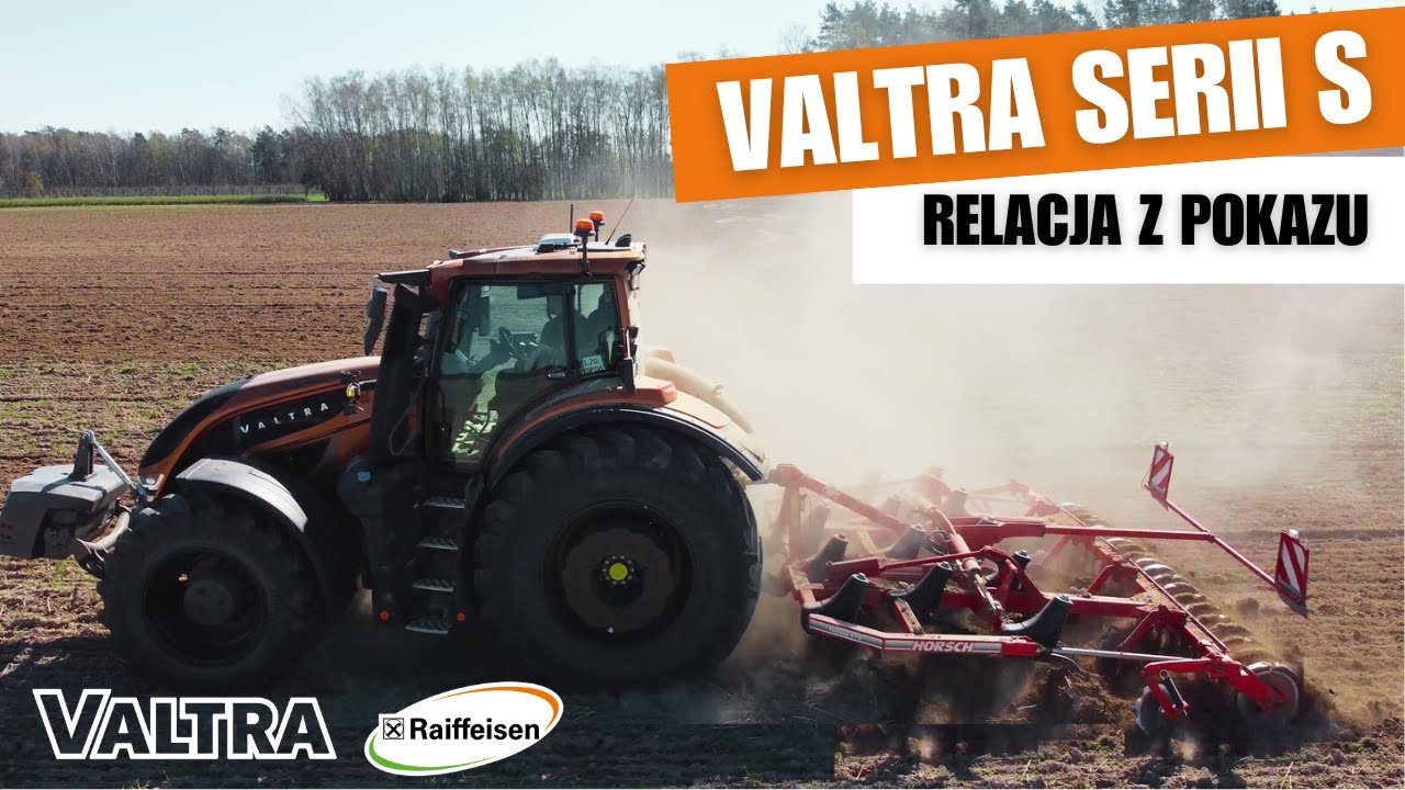Ciągnik Valtra S416 - relacja z pokazu