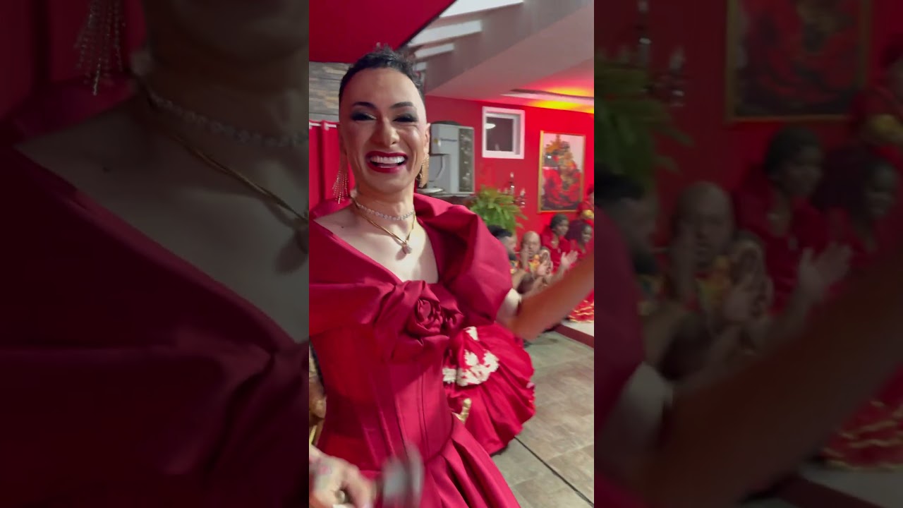 Chegada de maria Padilha de minha Yalorixa m&atilde;e Isabel de Oxum