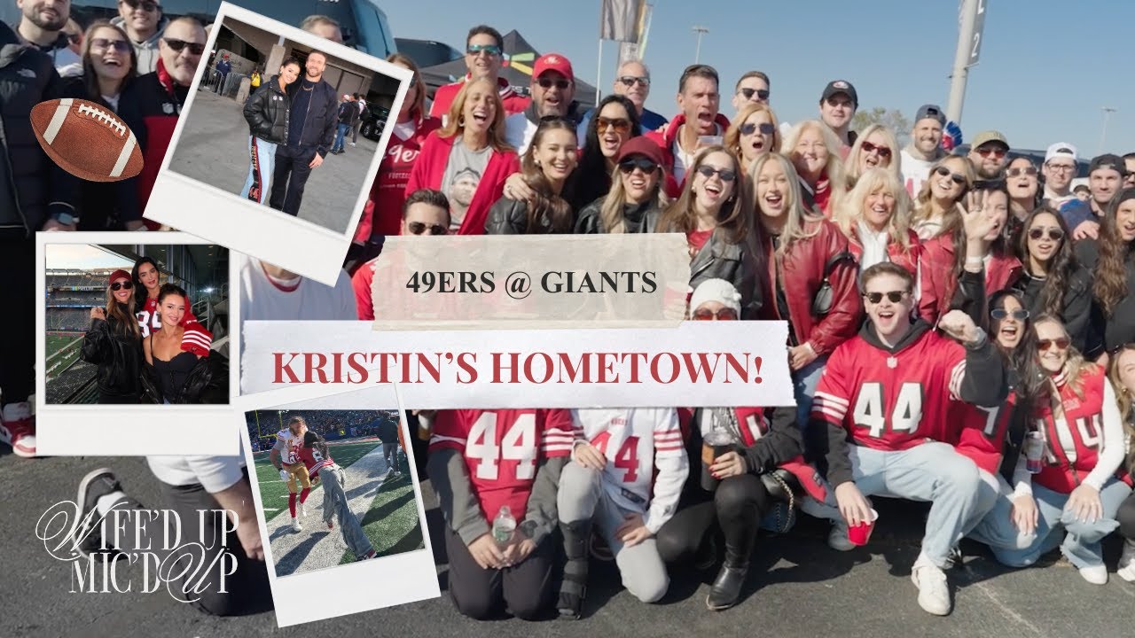 Kristin Juszczyk & Claire Kittle Head To NY | Niner Gang INVADES MetLife Stadium!