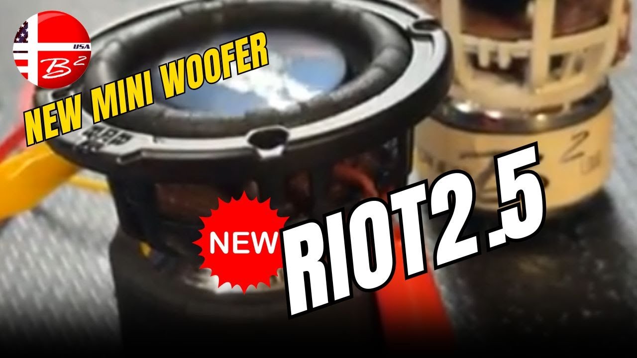 New Mini Woofers Coming Soon!  RIOT2.5 !!! Check this out!