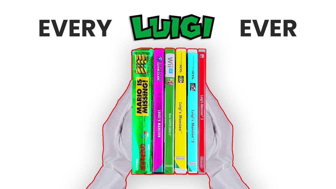 Unboxing Every Luigi Game Ever (1992-2023)