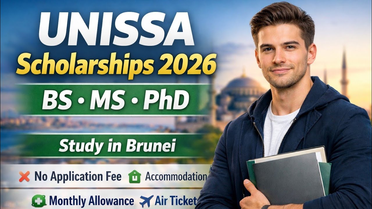 UNISSA Brunei Darussalam Scholarships 2026 | BS, MS & PhD | No Application Fee