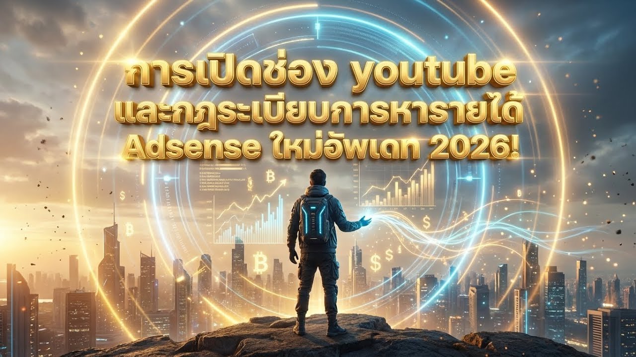 การเปิดช่อง youtube และกฏระเบียบการหารายได้ Adsense ใหม่อัพเดท 2026