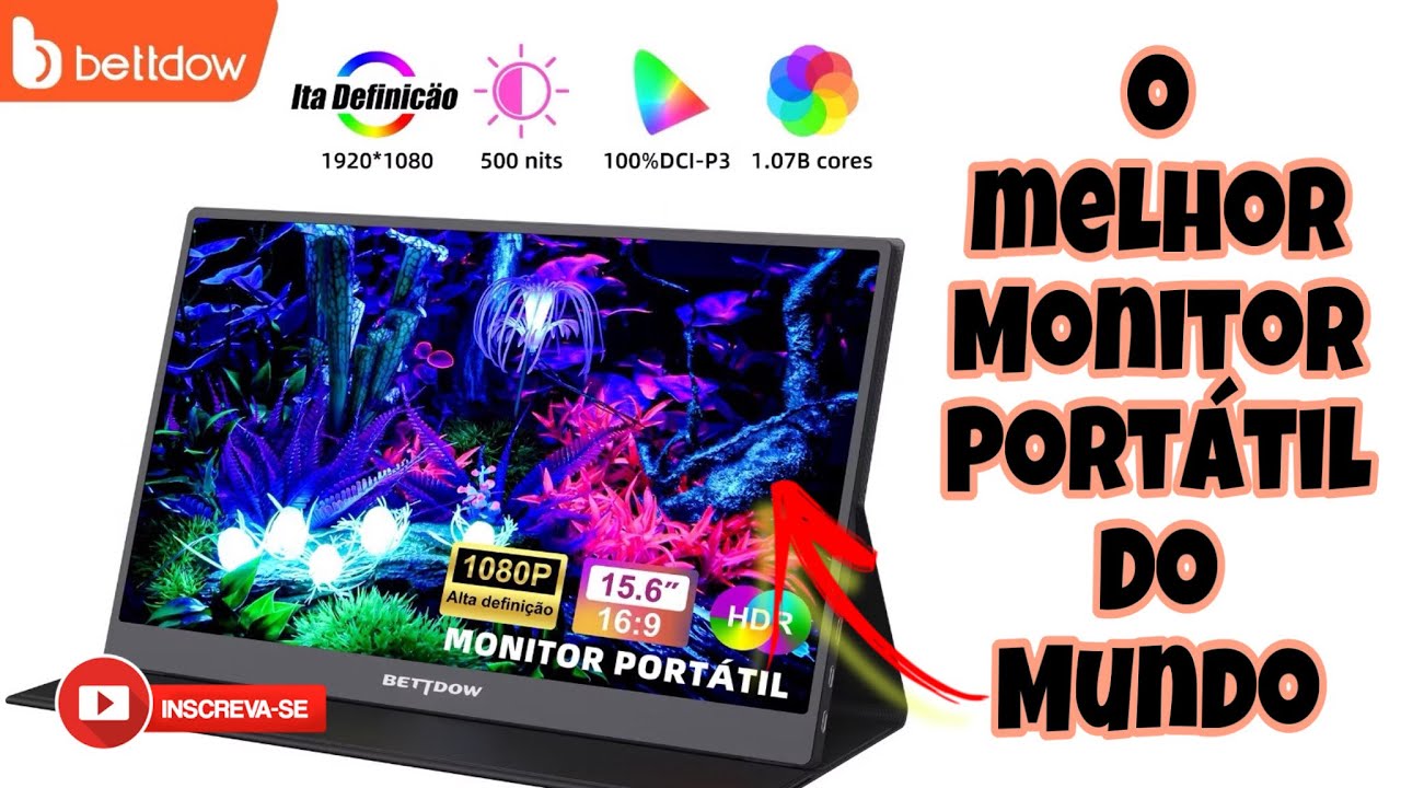 INACREDITÁVEL - ESSE É O MELHOR E MAIS BARATO MONITOR PORTÁTIL DO MUNDO - MARCA BETTDOW