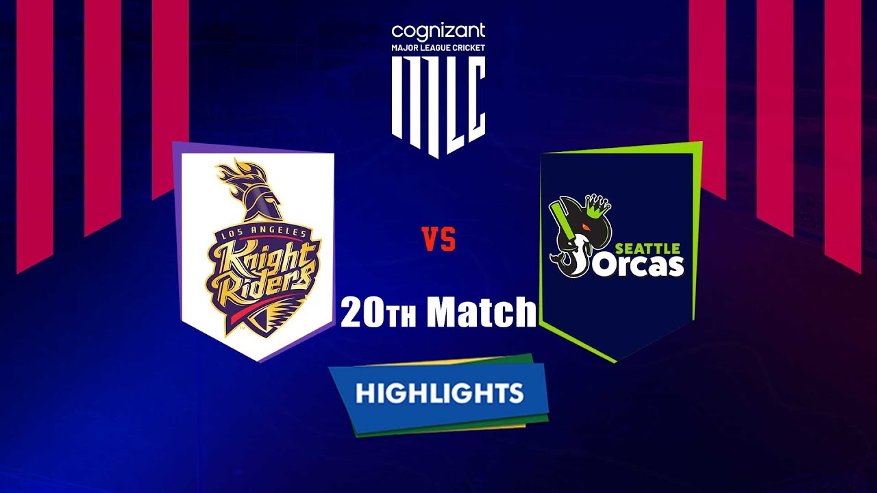 Highlights: 20th Match, Los Angeles Knight Riders vs Seattle Orcas | 20th Match - LAKR vs SEAO