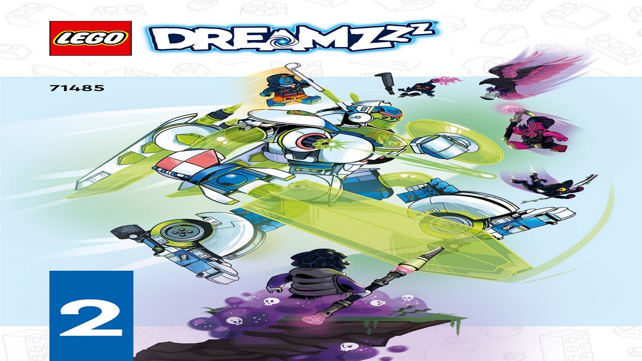 ✨ LEGO instructions ✨ DREAMZzz ✨ 71485 ✨ Mateo and Z-Blob the Knight Battle Mech ✨ Book 2 ✨