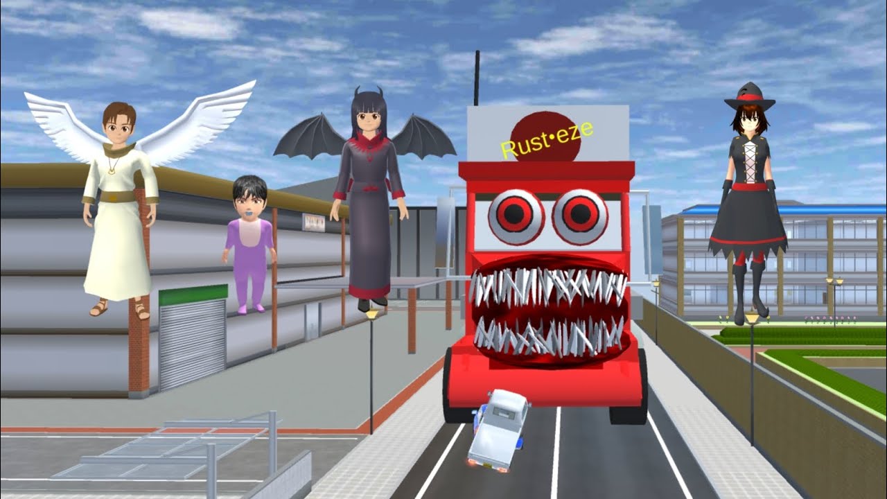 Mio and Yuta Team Up 💪 The Rescue Mission Begins#sakuraschoolsimulator 