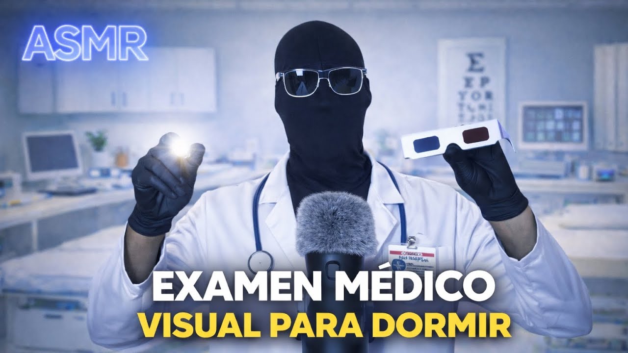 ASMR ESPAÑOL | Examen Médico Visual De Nervios Craneales Para Dormir ✨