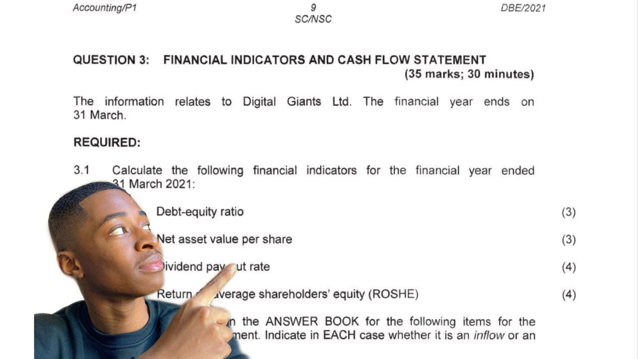 Cash Flow Statement | Grade 12 Accounting | May/June 2021.