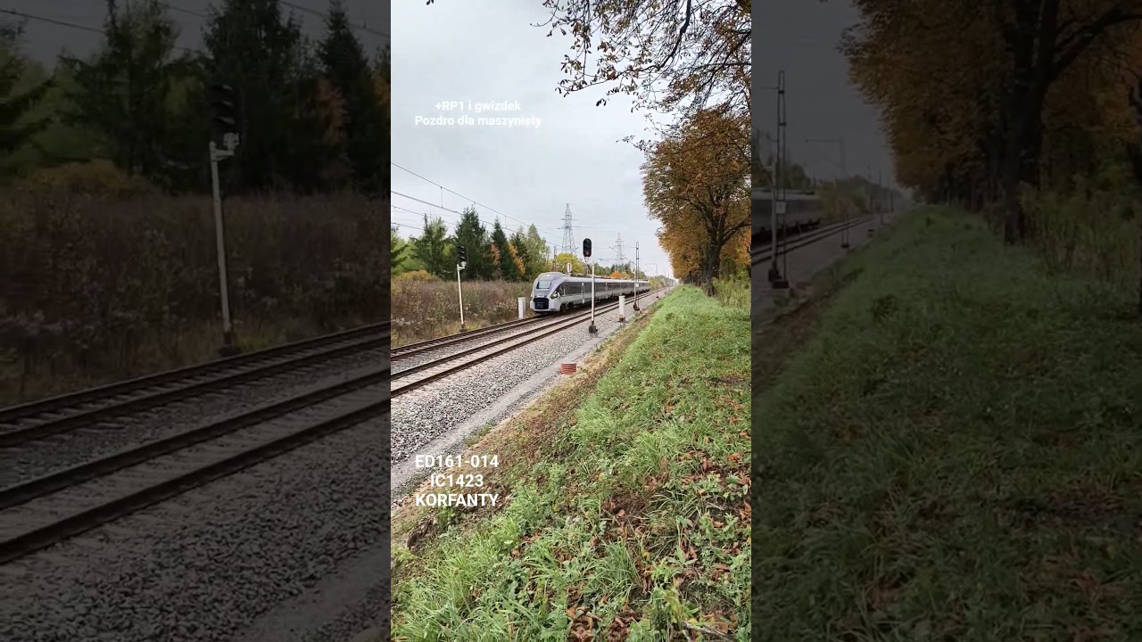 Pesa Dart (43WE/ED161-014) IC1423 KORFANTY +RP1 #train #railtrack #trainspotting #railway #pesa #ic