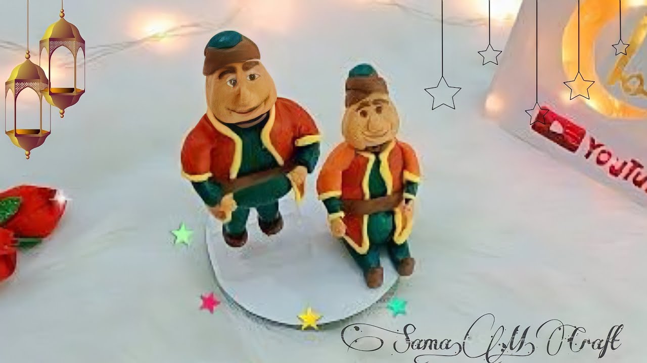 شخصيات فنانيس رمضان  اعمليها بنفسك /Ramadan decorations